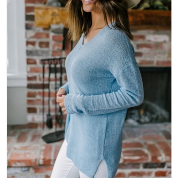 Lightweight Pastel Blue Sweater - Picture 2 of 5